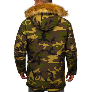Chaqueta Acolchada ARTIZ INTERNATIONAL para Hombre, Estilo Urbano, Invierno, Aislante, Resistente al Viento, Ecológica, con Logotipo Frontal, Exterior de Nailon/Algodón - Product Image 2