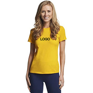 Camiseta elegante para mujer, camiseta cómoda con estampado, Top informal de manga corta con cuello redondo, ropa de primavera/verano para mujer - Product Image 4