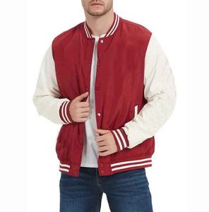 Chaqueta de Satén Bordada de Alta Calidad al por Mayor, Estilo Retro Clásico, para Estudiantes Universitarios, Ropa Exterior Acolchada para Hombre - Product Image 3