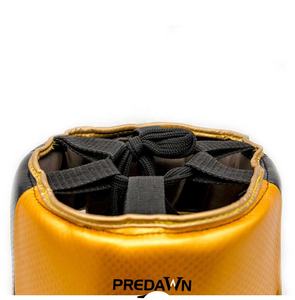 Protector de cabeza de boxeo de cuero ecológico de alta calidad Precio al por mayor de fábrica con patrón de cara único - Product Image 4