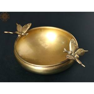 Hecho a mano 7 pulgadas latón mariposa Urli indio hecho a mano decoración del hogar artículo - Product Image 4