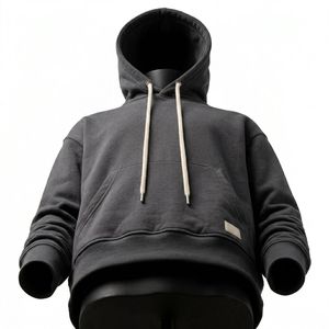 Low Price Heavyweight Oversized <b>Hoodie</b> <b>Men</b> French Terry Fleece Drop Shoulder <b>Thick</b> Winter <b>Hoodie</b> - Product Image 6