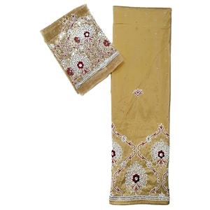 2024 vestido envolvente africano George hecho a medida con cuentas a mano multicolor nuevo estilo último diseño para invierno otoño cantidad a granel - Product Image 4