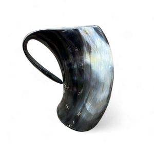 Tasses en corne naturelles artisanales écologiques au design moderne, style nordique authentique pour hommes - Décoration de fête à domicile - Product Image 3