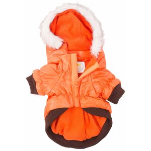 Cappotto Parka Metallico alla Moda per Animali Domestici, Abbigliamento Elegante per Animali - Product Image 4