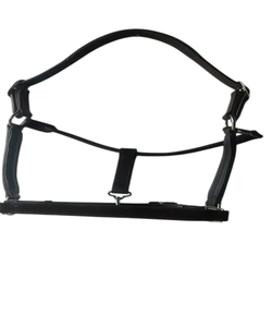 Harnais en cuir de cheval personnalisé, de qualité supérieure, avec embout de nez rembourré, quincaillerie or rose, pour dressage, course de chevaux, entraînement, sur mesure - Product Image 6
