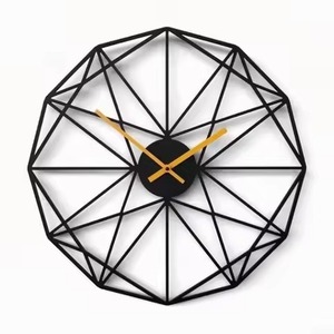 Hot Selling New Round Gold Plated Metal <b>Wall</b> <b>Clock</b> Analog Quartz Silent Minimalist Design Living Room <b>Decor</b> <b>Wall</b> <b>Clock</b> - Product Image 2