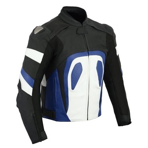 High Quality Premium Leather Motorbike <b>Racing</b> <b>Jackets</b> Breathable Custom Plus Size Protective Waterproof Windproof Quick Dry - Product Image 5