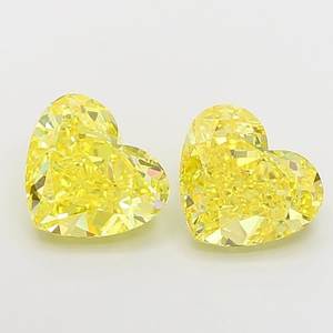 SHREERAJ SOLITAIRE Prix de gros Diamant de laboratoire en forme de cœur de 3,00 CT, VS1, Jaune vif fantaisie, Certifié IGI, Diamants en vrac - Product Image 1