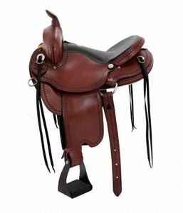 Selle de cheval en cuir anglais de qualité supérieure avec arceau en bois pour le saut d'obstacles et l'équitation professionnelle, fabricant indien, prix de gros - Product Image 1