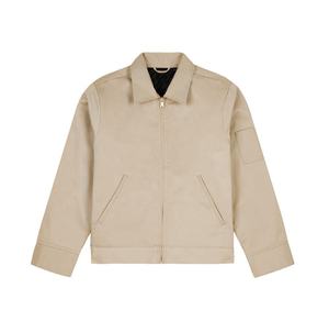 Chaqueta de trabajo de sarga de algodón personalizada de lona vintage Chaqueta de mecánico de trabajadores para hombre - Product Image 1