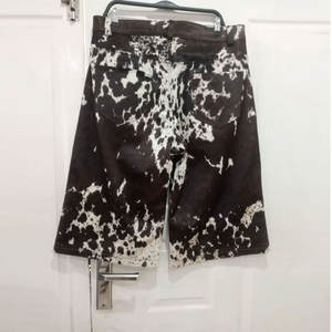 Pantalones Cortos de Cuero Genuino con Pelo de Vaca, Estilo Vaquero del Oeste, para Hombre, de Lujo, para Verano, de Moda Urbana, de Gran Venta - Product Image 2