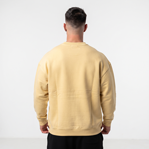 Sudadera Extra Grande para Hombre con Logotipo Personalizado, Algodón Grueso, Hombros Caídos, Estilo Casual Urbano, Suministro OEM ODM - Product Image 3