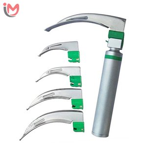 Laringoscopio de fibra óptica Macintosh + Laringoscopio de fibra óptica Integra para pediátricos y adultos, juego de 7 hojas + 2 hojas con mango OEM - Product Image 4