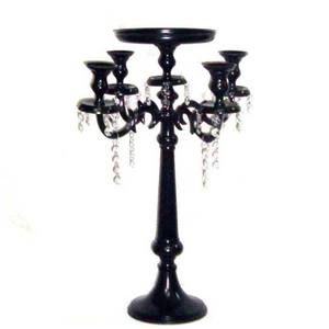 Grand chandelier à 9 bras avec bougeoirs en globe de cristal pour mariages, restaurants et hôtels – Décoration d'entrée – Chandelier haut fait main - Product Image 4