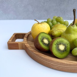 Plateau en bois, plateau de service en bois, plateau décoratif en bois, plateau en bois fait main, plateau en bois rustique, plateau en bois naturel - Product Image 5