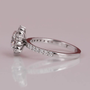 Anillo de diamante cultivado en laboratorio con corte redondo, certificado por IGI, anillo de boda personalizado, proveedor mayorista - Product Image 2