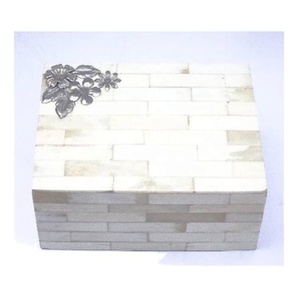 High Quality Bone Inlay Rectangle Jewelry <b>Box</b> Decorative Keepsake Organizer Modern Storage <b>Box</b> <b>Vanity</b> Dresser Home Decor - Product Image 1