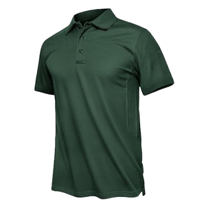 เสื้อโปโลผู้ชาย OEM ผ้าปิเก้ คอตตอน โปโลสำหรับกอล์ฟ ระบายอากาศได้ดี เหมาะสำหรับชุดกีฬา สั่งซื้อจำนวนมาก - Product Image 2
