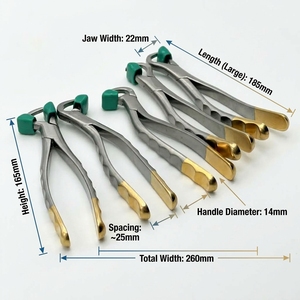 Pince à molaire dentaire DETAIN IMPEX en acier inoxydable, manuelle, ergonomique, avec poignée verte, certifiée CE, instrument chirurgical de classe I - Product Image 4