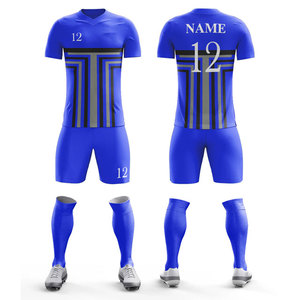 Conjunto de Uniforme de Fútbol de Secado Rápido, Manga Corta, Poliéster/Spandex, Conjuntos de Uniformes Deportivos Personalizados, Conjunto de Camiseta de Fútbol para Adultos - Product Image 1