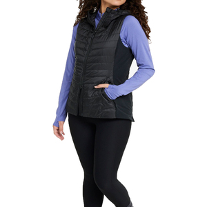 Gilet matelassé léger personnalisé avec logo pour femme – Veste sans manches rembourrée style bulle, grandes tailles, mode hiver - Product Image 3