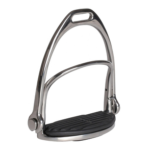 Estribos de Acero Inoxidable para Caballo, con Superficie Ancha Antideslizante, Equipo Ecuestre Metálico - Product Image 1