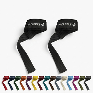 Sangles de musculation unisexes rembourrées en néoprène avec support de poignet pour haltérophilie, musculation, powerlifting et entraînement en salle de sport - Product Image 1