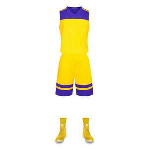 Hot Sale Custom Reversible Basketball Uniform 100% Polyester Eco-Friendly Breathable Quick Dry Adult Custom Team Name - Product Image 4