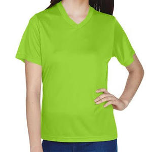 Bulk Supply <b>Women</b> High Performance <b>T</b> <b>Shirt</b> Short Sleeve Top Everyday Wholesale Manufacturer <b>V</b> <b>Neck</b> - Product Image 2