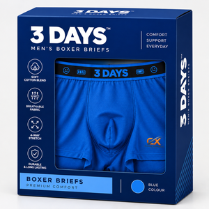 Calzoncillos Boxer de Cintura Media con Etiqueta Privada Personalizada, Mezcla de Algodón y Modal, Banda Elástica Ancha, Calzoncillos Transpirables para Hombre, Directo de Fábrica - Product Image 1