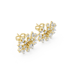 925 Sterling Silver Gift Femmes Melon Graine Poire Goutte Moissanite Diamants Boucles D'oreilles Charms - Product Image 4