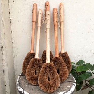 Household Family Use Long Handle Toilet Cleaning <b>Brushes</b> Bath Room Coco Fiber Bristle <b>Brush</b> Coconut Scrubbers - Product Image 1