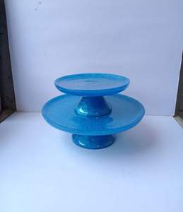 ที่วางเค้กเรซินอีพ็อกซี่แบบทันสมัยเป็นมิตรกับสิ่งแวดล้อมและเครื่องล้างจานปลอดภัยสำหรับบ้านและวิลล่าหรูหราใช้ตกแต่งวันเกิดและงานแต่งงาน - Product Image 6