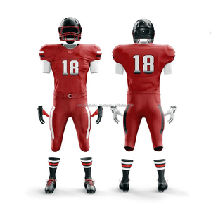 Uniforme de Fútbol Americano Sublimado, Transpirable y de Secado Rápido, Fabricado en Pakistán, para Adultos, con Nombre de Equipo Personalizado, Conjunto de Entrenamiento - Product Image 4