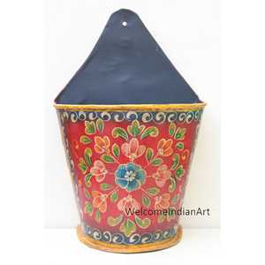 Paniers en métal pour seau en fer peint à la main modèle 1 - Product Image 5