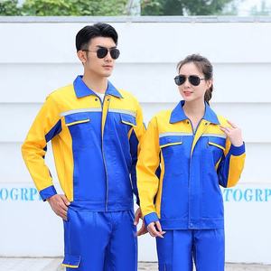 เสื้อผ้าคนงานผ้าฝ้ายสั่งทำจากโรงงานดั้งเดิม ชุดทำงานก่อสร้าง สะท้อนแสง ปลอดภัย ได้รับการรับรองมาตรฐาน CE ป้องกันแบคทีเรีย - Product Image 5