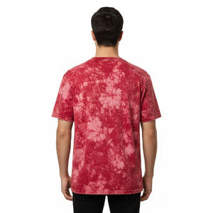 Camiseta de Algodón Grueso con Lavado Ácido, Estilo Urbano, Personalizable con Logotipo, Vintage para Hombre - Product Image 3