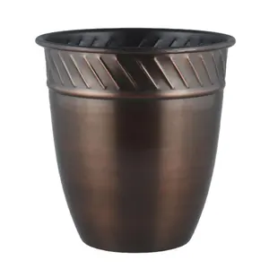 Planteur de décoration intérieure et extérieure, grand pot de plantes en métal, de haute qualité, pour l'intérieur et l'extérieur - Product Image 1