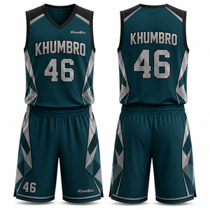 Uniforme de Baloncesto Azul Marino Eléctrico Personalizado, Jersey y Pantalones Cortos de Secado Rápido para Hombre, Kit de Equipo, Fabricante OEM - Product Image 6
