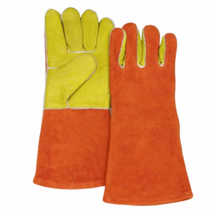 Guantes de Soldadura TIG Personalizables de Cuero Vacuno de Grano de Cabra Duradero, Guantes de Barbacoa de Construcción Sin Costuras de Alta Resistencia - Product Image 4