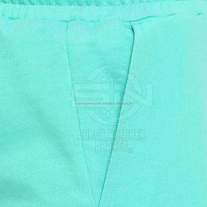 Pantalones cortos informales de algodón y poliéster para hombres más vendidos, tela de lona con patrón sólido, llegada caliente - Product Image 6