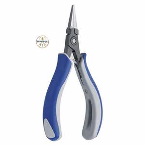 Pince de préhension électronique de précision de 5-1/4 po avec mâchoire plate, poignée ergonomique - Product Image 1