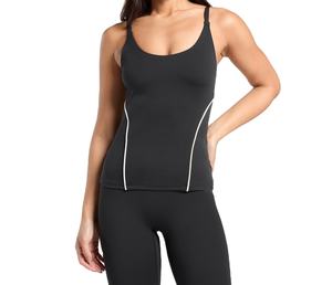 Gran oferta, ropa de Yoga para mujer, camiseta sin mangas transpirable, camiseta sin mangas informal de verano para mujer, chaleco cómodo - Product Image 1
