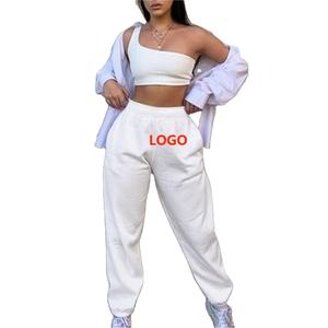 Pantalones de chándal de calidad superior para mujer, pantalones de chándal para mujer, pantalones de chándal de cintura alta y joggers, Algodón hecho a medida para mujer - Product Image 1