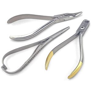 Kit d'outils orthodontiques premium 3 pièces - Coupe-fil rigide, Pince Mathieu pour pose d'élastiques de ligature, Pince Weingart fine - Product Image 1