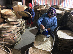 100% Natural respetuoso del medio ambiente rectangular de bambú cubierta de alimentos de Vietnam - Product Image 6