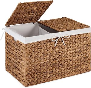 Panier de rangement en osier tressé artisanal de qualité supérieure, écologique, vente en gros, fabricant vietnamien - Product Image 2