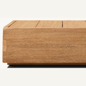 Mesa de Centro Cuadrada de Madera de Teca en Oferta, con Diseño Moderno, Duradera y Ecológica para Uso en Interiores/Exteriores, Muebles para Sala de Estar - Product Image 6