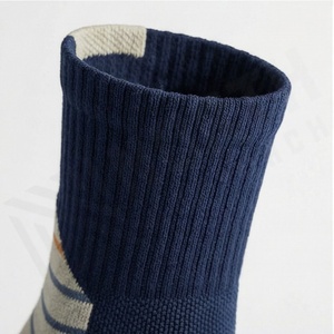 Athletic Ankle <b>Socks</b> Navy Blue Geometric Pattern Breathable <b>Running</b> Sport <b>Socks</b> for Adults Summer Wear - Product Image 4
